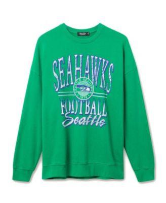 Unisex NFL Seattle Seahawks Lateral Crew Fleece by JUNK FOOD CLOTHING