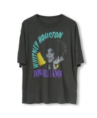 Unisex Whitney Houston How Will I Know Oversized Tee by JUNK FOOD CLOTHING