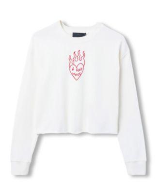 Women's A Hot Mess Crop Crew Tee by JUNK FOOD CLOTHING