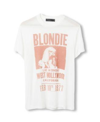 Women's Blondie West Hollywood Vintage-like Tissue Tee by JUNK FOOD CLOTHING