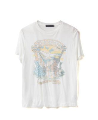 Women's Lynyrd Skynyrd American Tour '77 Vintage Tissue Tee by JUNK FOOD CLOTHING