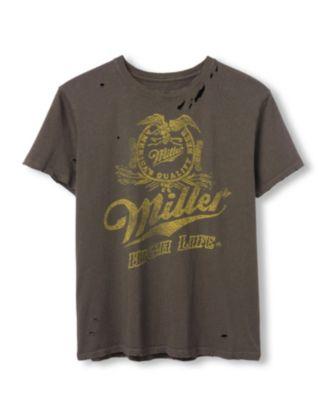 Women's Miller High Life Vintage Destroy Tee by JUNK FOOD CLOTHING