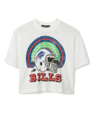 Women's NFL Buffalo Bills Game Time Mock Neck Crop Tee by JUNK FOOD CLOTHING