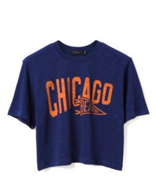 Women's NFL Chicago Bears Dual Threat Mock Neck Crop Tee by JUNK FOOD CLOTHING Women's NFL Chicago Bears Dual Threat Mock Neck Crop Tee by JUNK FOOD CLOTHING