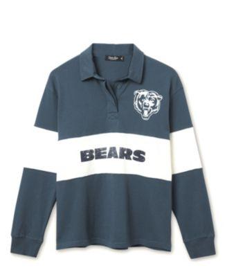 Women's NFL Chicago Bears Rugby Long Sleeve Sweater by JUNK FOOD CLOTHING
