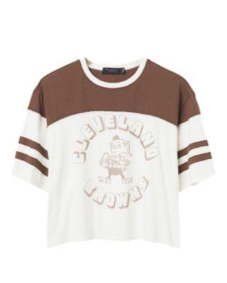 Women's NFL Cleveland Browns Hail Mary Tee by JUNK FOOD CLOTHING