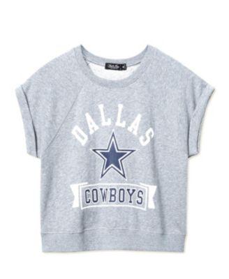 Women's NFL Dallas Cowboys Raglan Fleece Tank by JUNK FOOD CLOTHING