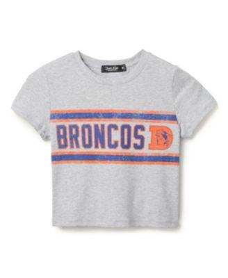 Women's NFL Denver Broncos Sideline Baby Tee by JUNK FOOD CLOTHING