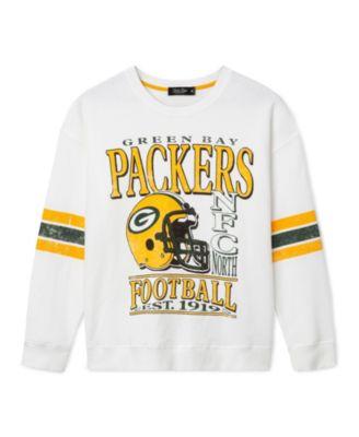 Women's NFL Green Bay Packers Oversized Striped Fleece by JUNK FOOD CLOTHING