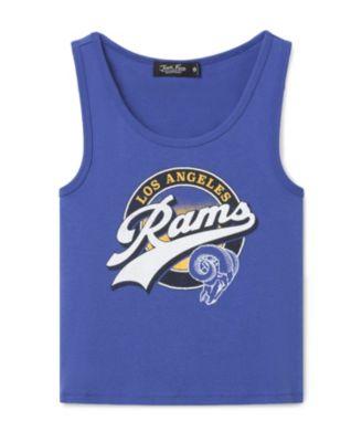 Women's NFL Los Angeles Rams Cropped Tank by JUNK FOOD CLOTHING