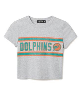 Women's NFL Miami Dolphins Sideline Baby Tee by JUNK FOOD CLOTHING