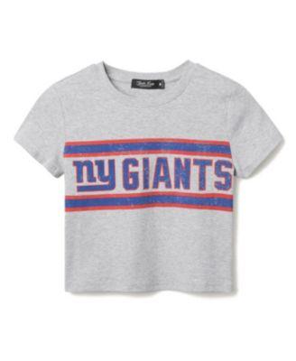 Women's NFL New York Giants Sideline Baby Tee by JUNK FOOD CLOTHING