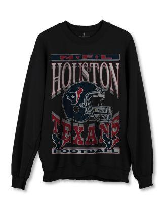 Women's NFL Seattle Seahawks Flocked Raglan Crew Fleece Sweatshirt by JUNK FOOD CLOTHING