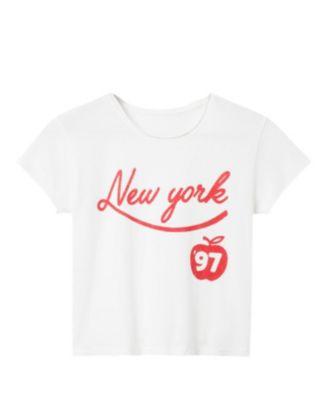 Women's New York '97 Vintage Baby Tee by JUNK FOOD CLOTHING