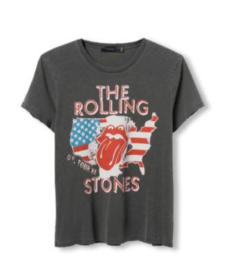 Women's Rolling Stones 1981 US Tour Vintage-like Tee by JUNK FOOD CLOTHING