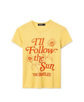Women's The Beatles I'll Follow the Sun Original Tee by JUNK FOOD CLOTHING