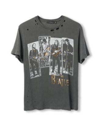 Women's The Beatles Rooftop Vintage Destroy Tee by JUNK FOOD CLOTHING