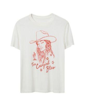 Women's The Cowgirl Blues Vintage Tissue Tee by JUNK FOOD CLOTHING