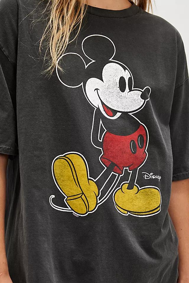 Junk Food Classic Mickey Crackle Tee by JUNK FOOD CLOTHING | FREE PEOPLE