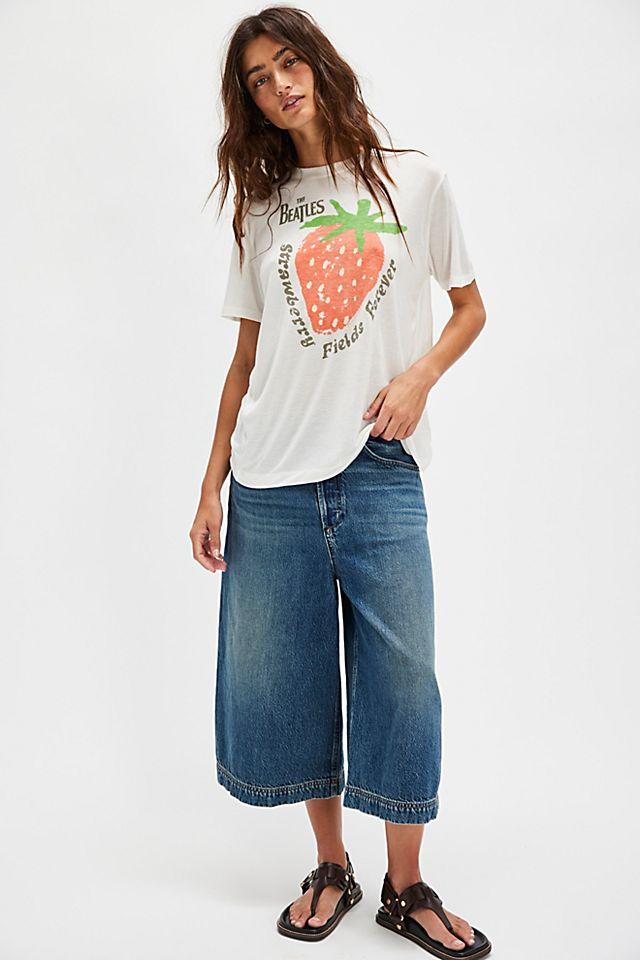 The Beatles Strawberry Fields Forever Tee by JUNK FOOD CLOTHING | FREE PEOPLE