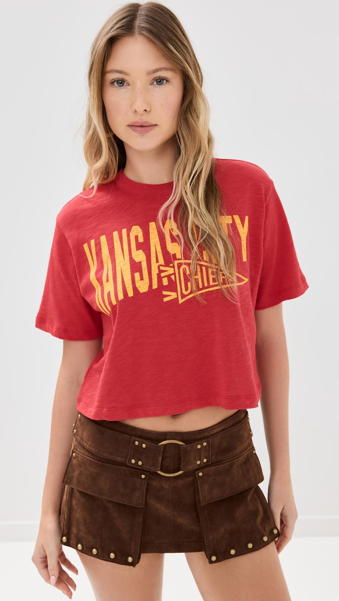 Chiefs Crop Tee by JUNK FOOD