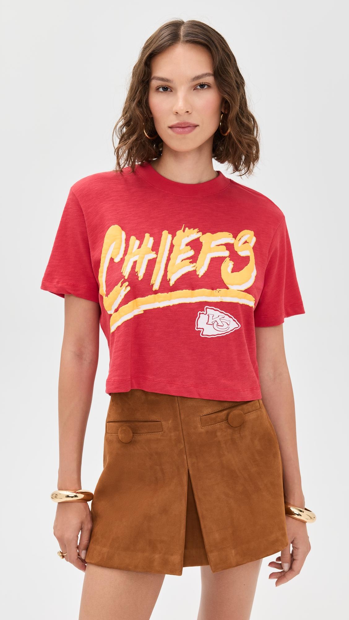 Chiefs Thrill MN Crop Tee by JUNK FOOD
