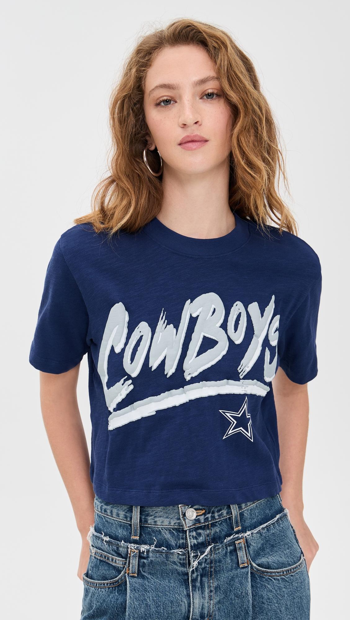 Cowboys Thrill Crop Tee by JUNK FOOD