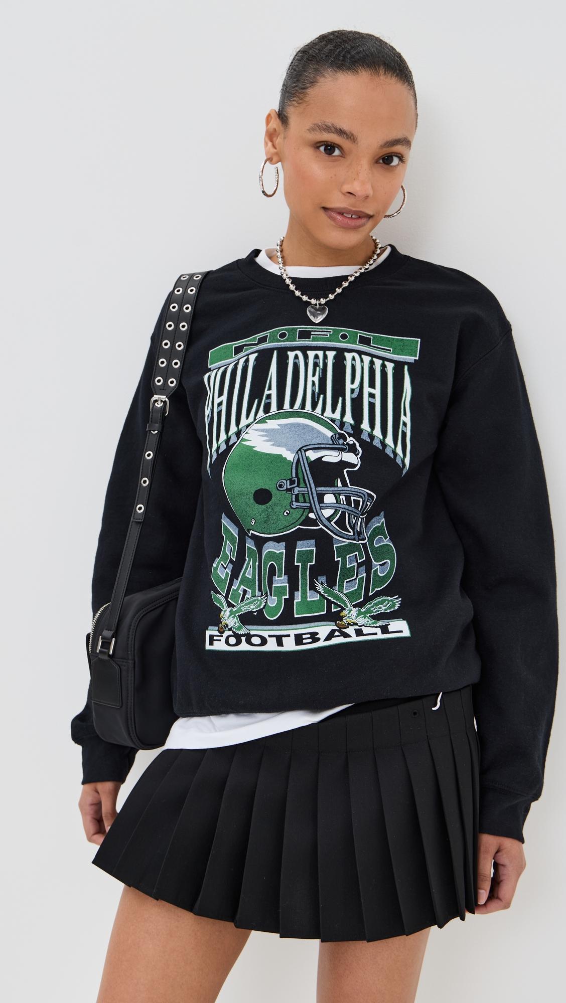 Eagles Helmut Crew Sweatshirt by JUNK FOOD