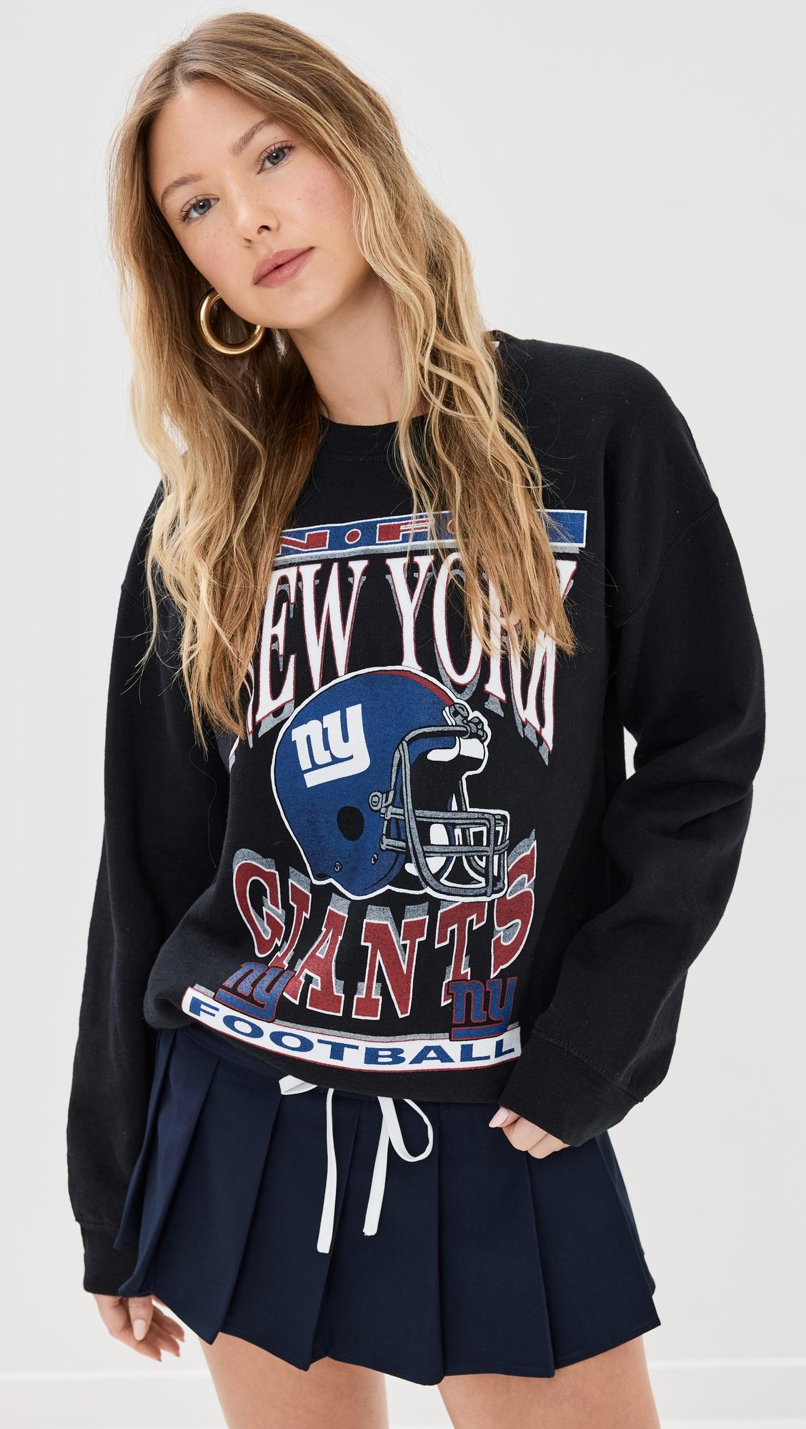Giants Helmet Fleamarket Crew Sweatshirt by JUNK FOOD