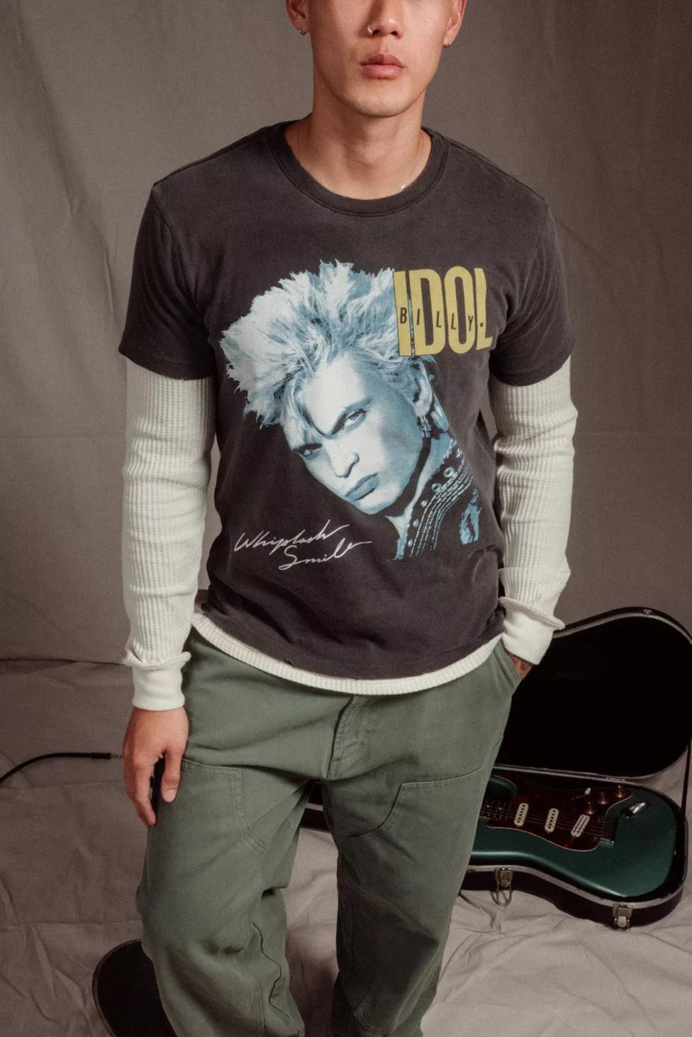 Junk Food Billy Idol 1987 North American Tour Tee by JUNK FOOD