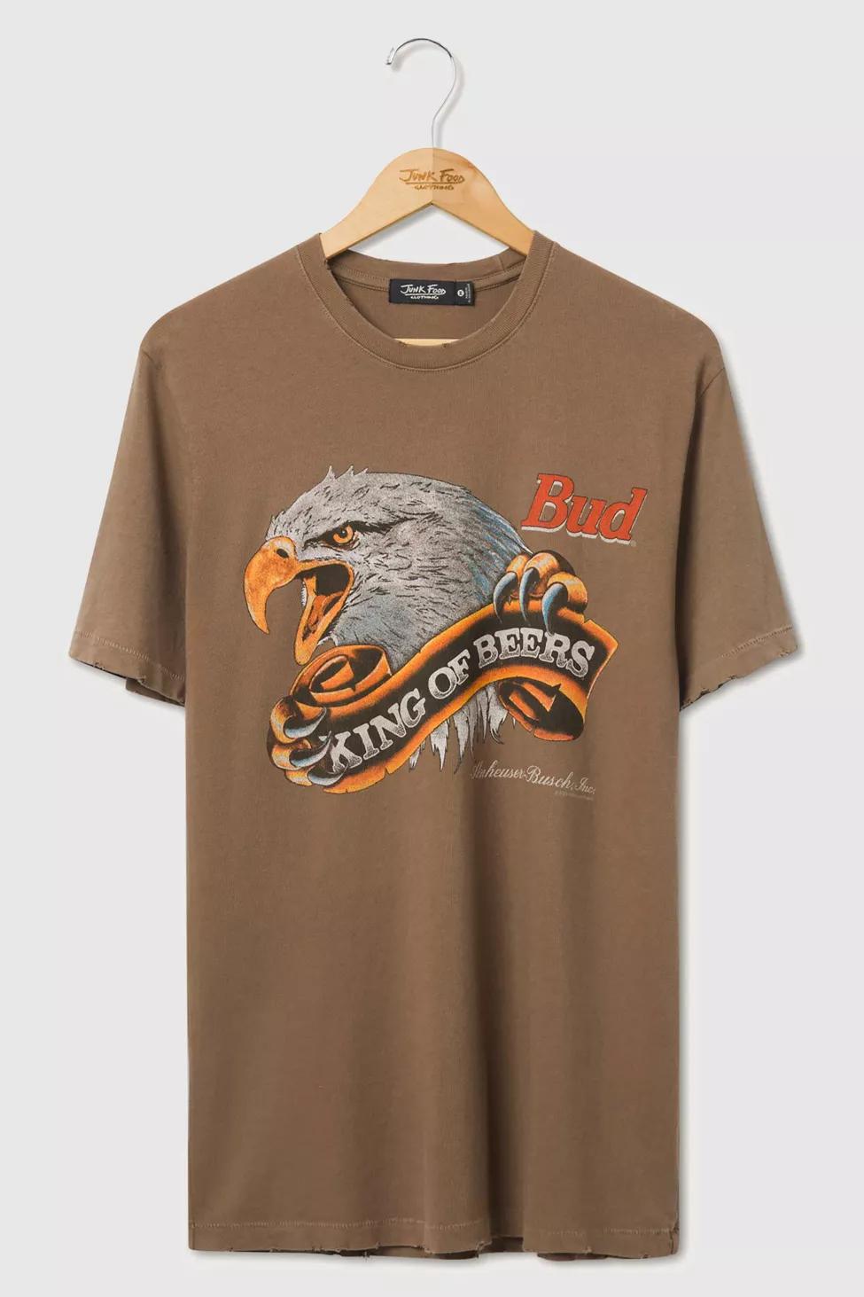 Junk Food Budweiser King of Beers Eagle Tee by JUNK FOOD