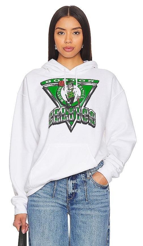 Junk Food Celtics Triangle Hoodie in White by JUNK FOOD
