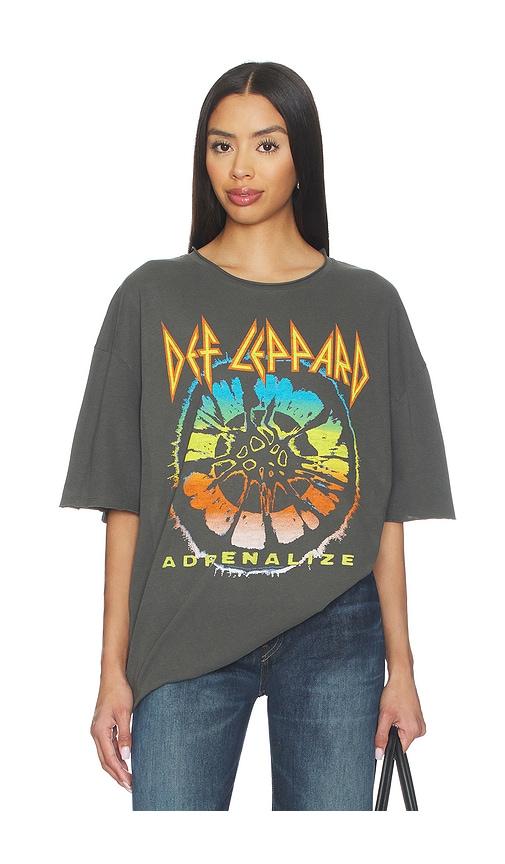 Junk Food Def Leppard The Biggie Tee in Black by JUNK FOOD