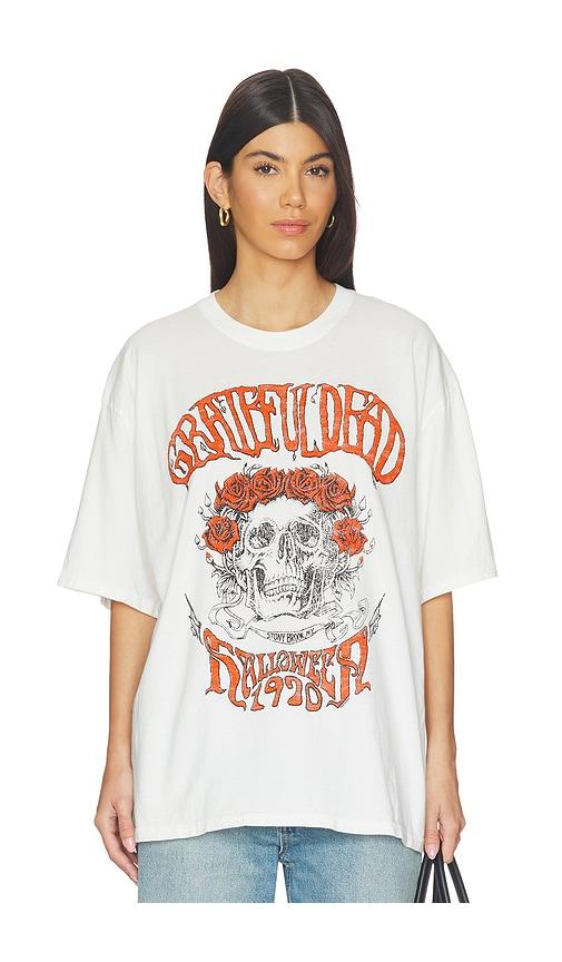 Junk Food Grateful Dead 1970 Tee in White by JUNK FOOD