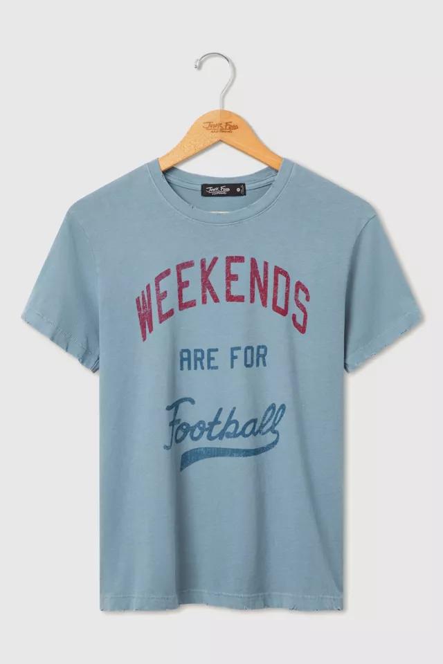 Junk Food Weekends are for Football Vintage Tee by JUNK FOOD
