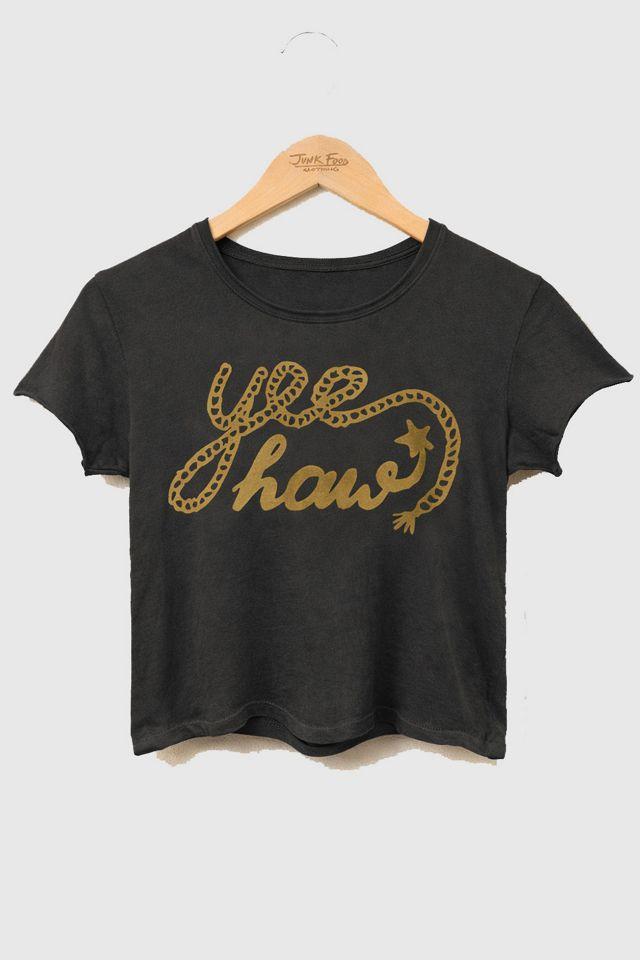 Junk Food Yeehaw Vintage Baby Tee by JUNK FOOD