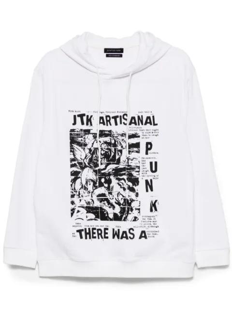 "There Was A Punk" hoodie by JUNTAE KIM