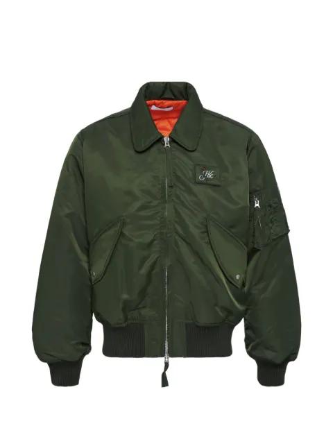 embroidery flight jacket by JUNTAE KIM