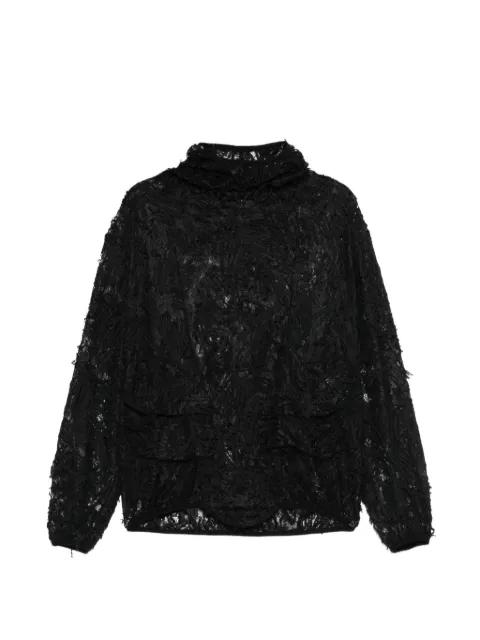 lace hoodie by JUNTAE KIM