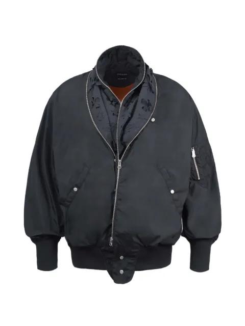 laser-slashed bomber jacket by JUNTAE KIM