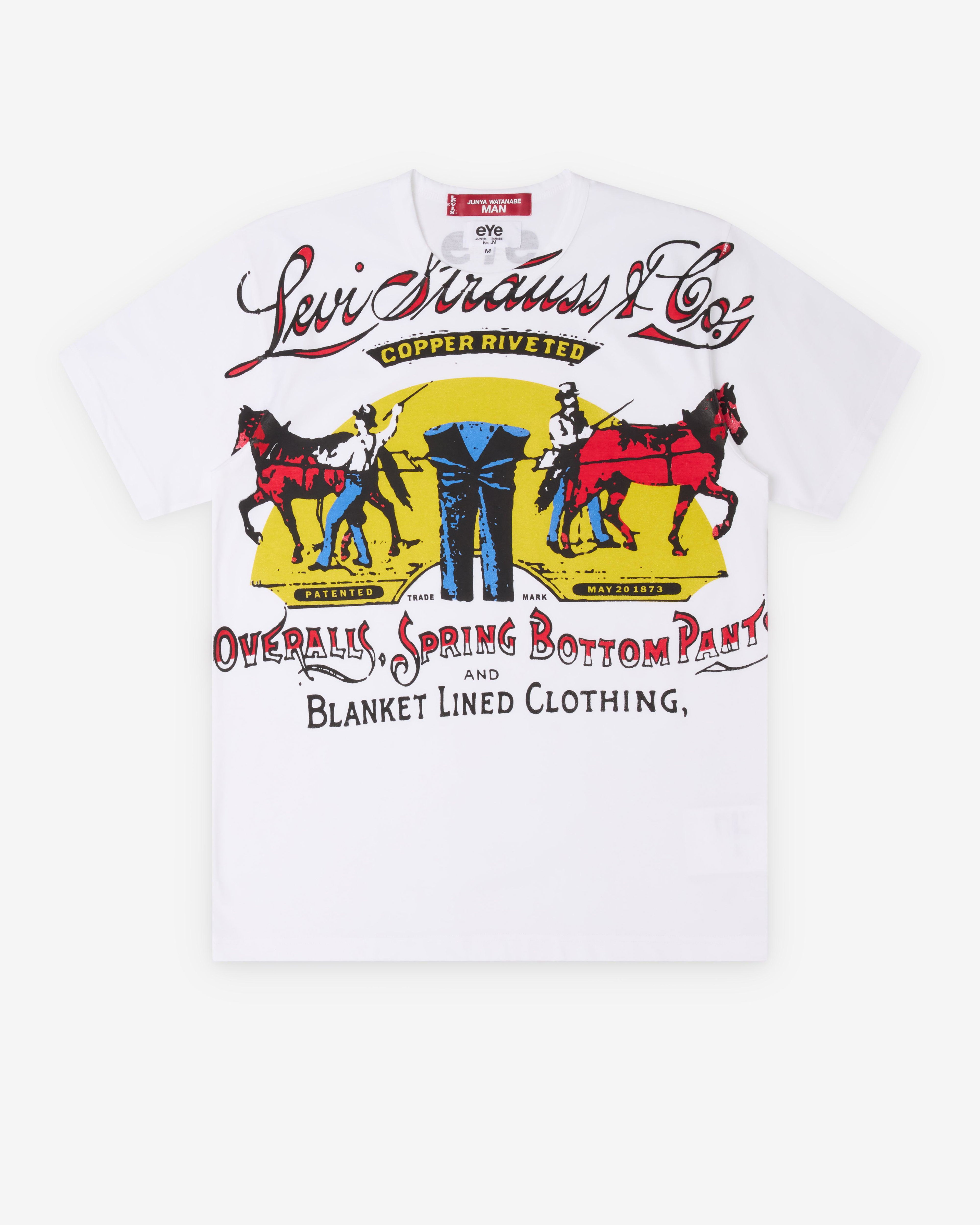 EYE Junya Watanabe Man - Men's Levi's T-Shirt - (White) by JUNYA WATANABE