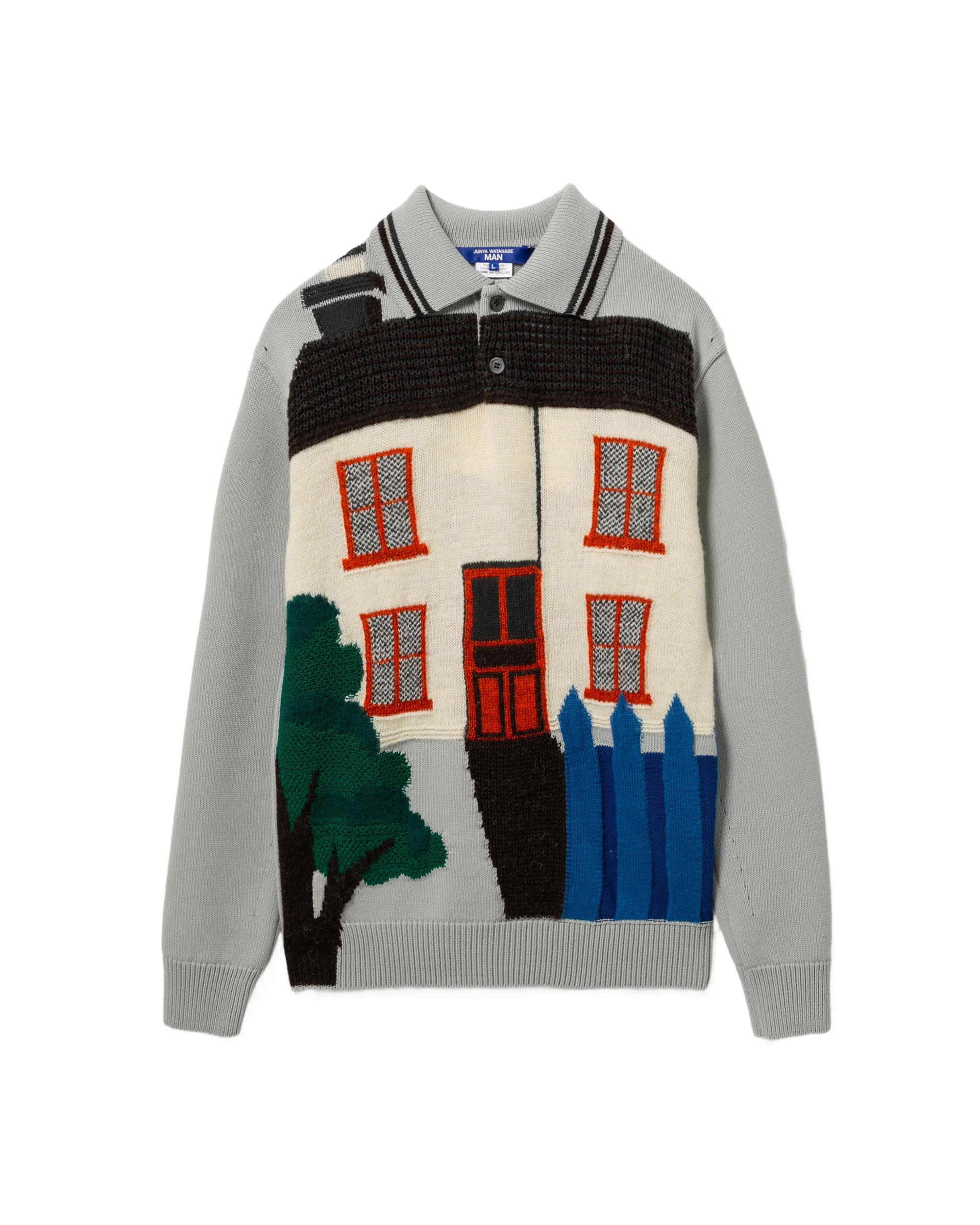 House knit polo by JUNYA WATANABE