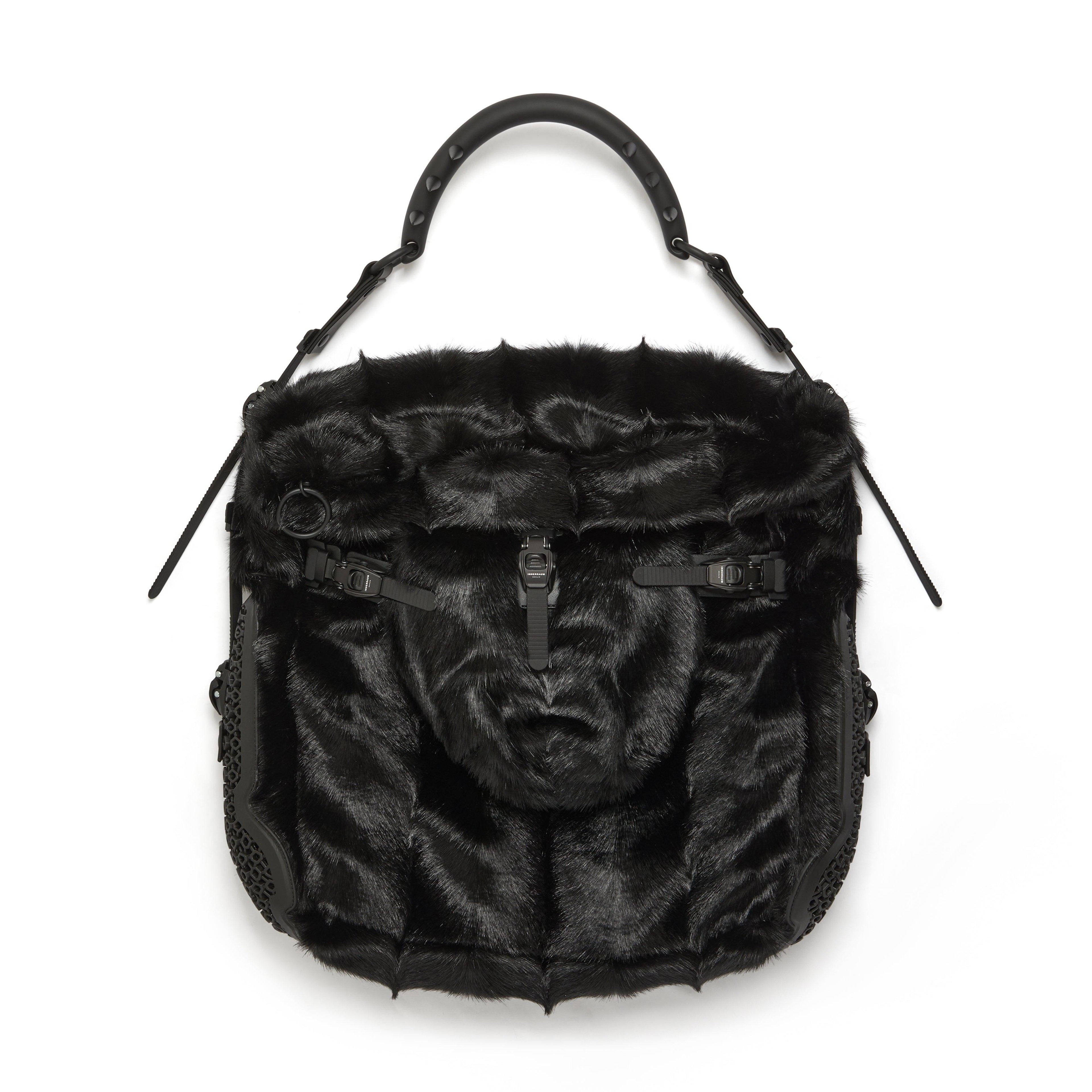Junya Watanabe - INNERRAUM Faux Fur Tote Bag - (Black) by JUNYA WATANABE