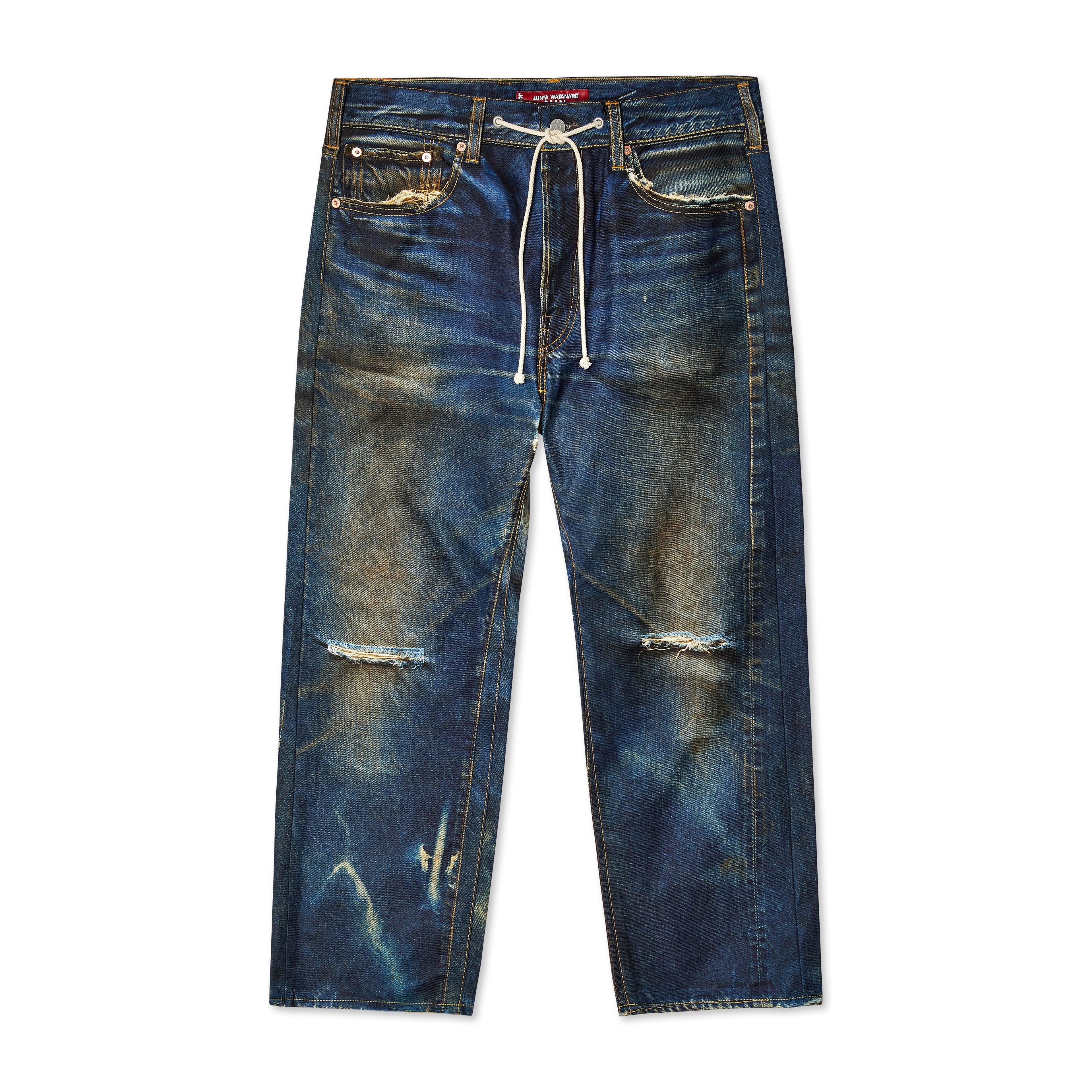 Junya Watanabe MAN - Levi's Denim Print Pants - (Indigo) by JUNYA WATANABE