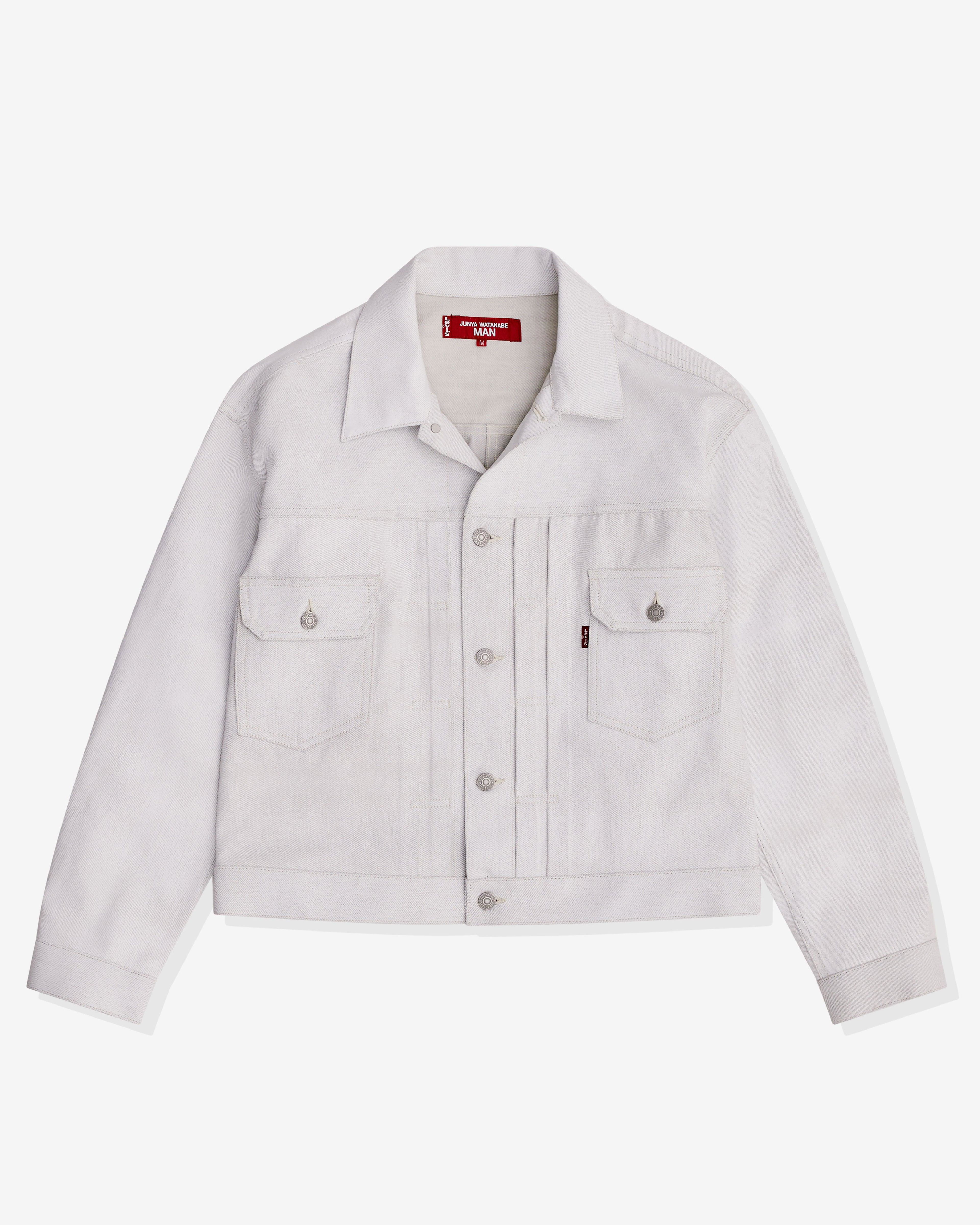 Junya Watanabe MAN - Levi's Foil Print Denim Jacket - (Off-White) by JUNYA WATANABE