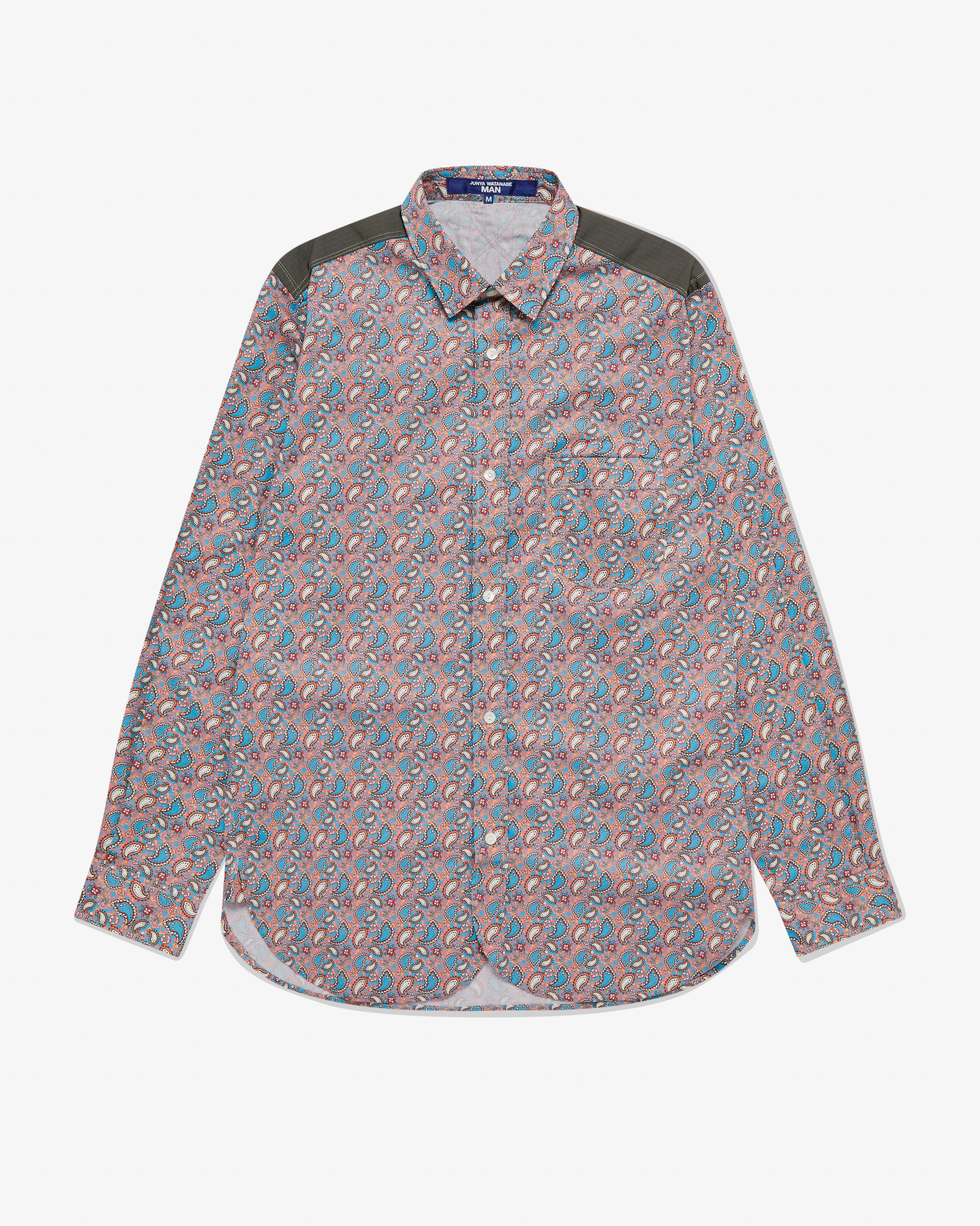 Junya Watanabe MAN - Men's Paisley Shirt - (Brown) by JUNYA WATANABE