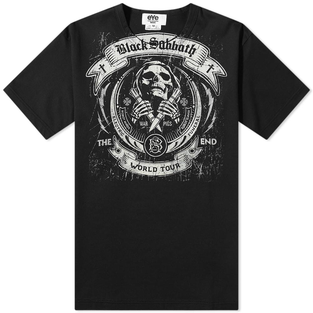 Junya Watanabe MAN x eYe Black Sabbath Tour Tee by JUNYA WATANABE  