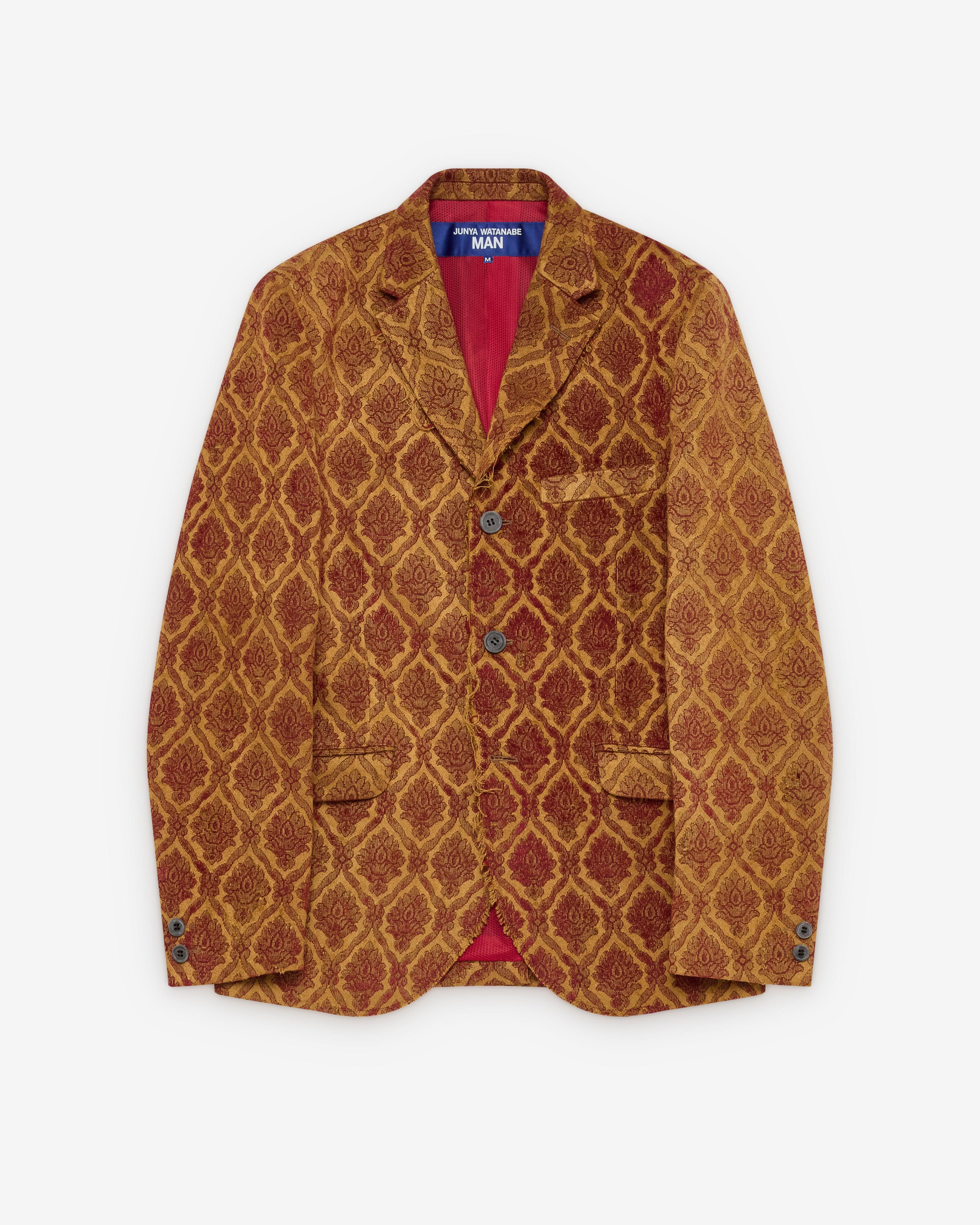 Junya Watanabe Man  - Men's Damask Pattern Blazer Jacket - (Print) by JUNYA WATANABE