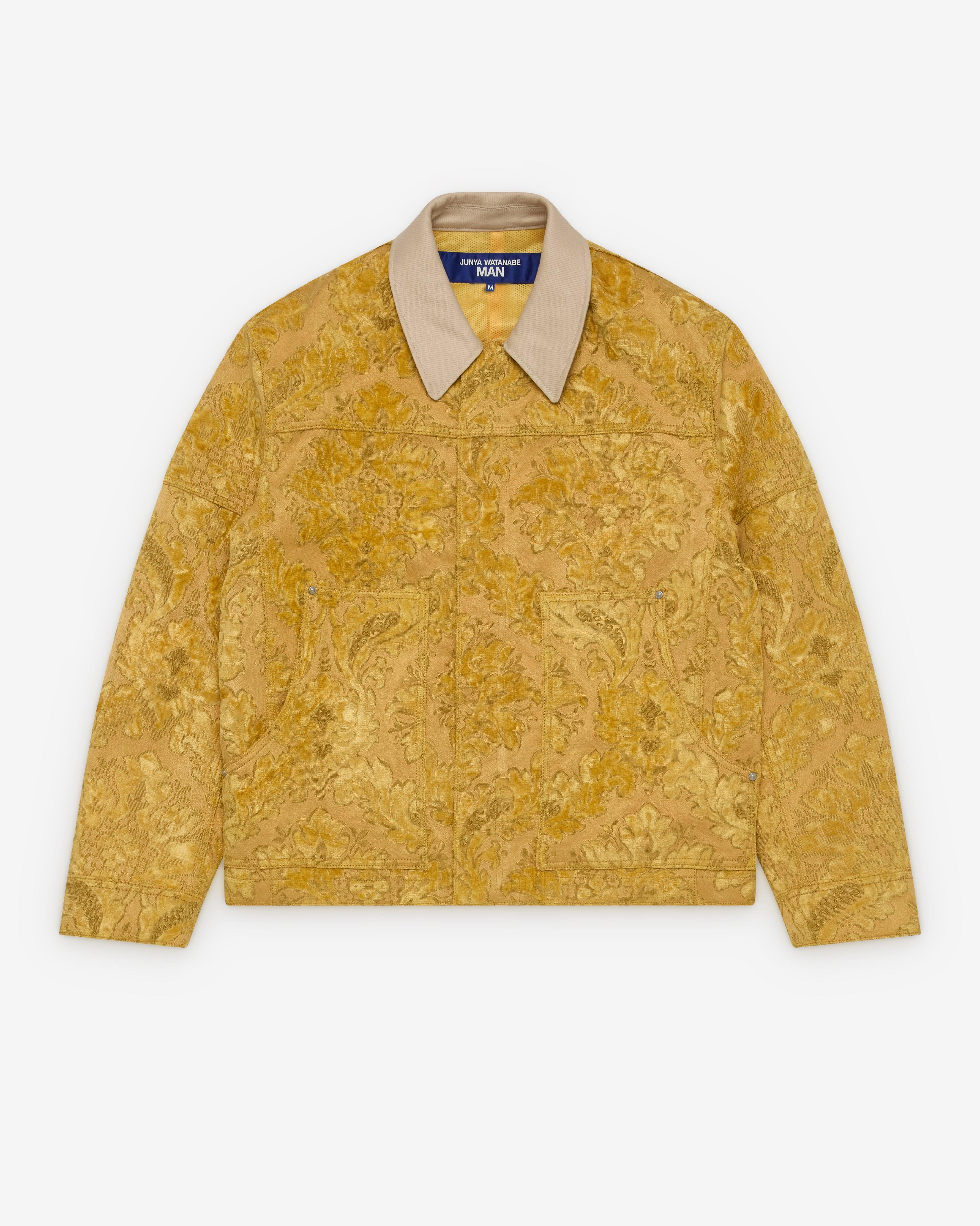 Junya Watanabe Man  - Men's Floral Pattern Jacket - (Yellow) by JUNYA WATANABE
