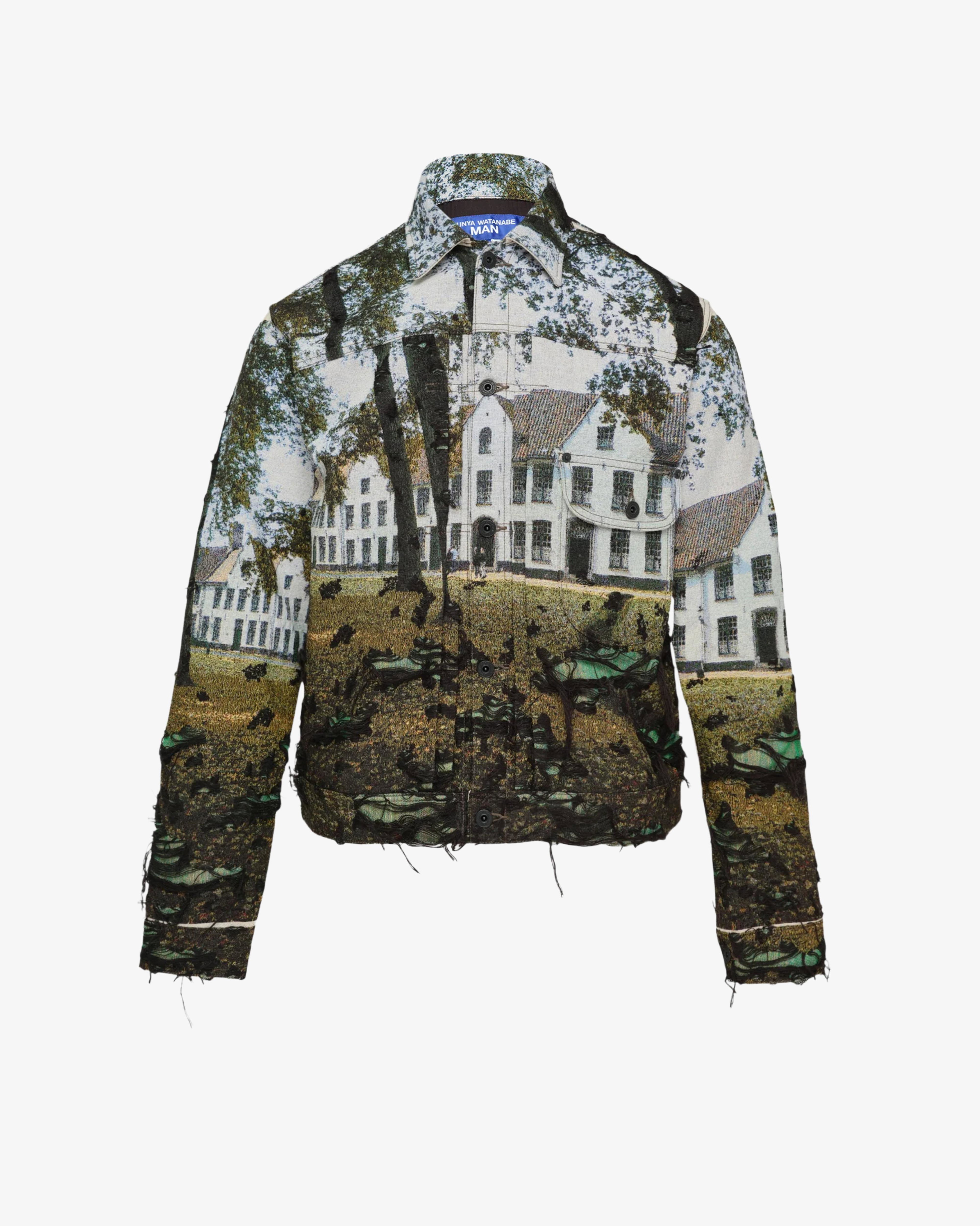 Junya Watanabe Man  - Men's Gobelin Weave Jacket - (Print) by JUNYA WATANABE